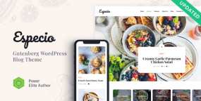 Especio个人美食博客网站WordPress主题V1.0.3