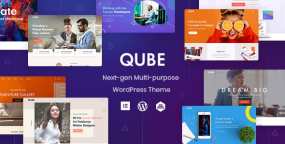 WordPress主题Qube 1.1.6 响应式多用途商务网站WordPress主题