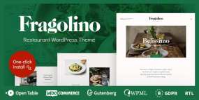 WordPress主题Fragolino现代精美餐厅饭店网站模板