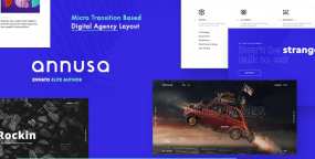 WordPress主题Annusa 1.1.1：现代数字代理机构网站WordPress主题