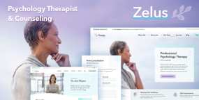 WordPress主题Zelus 1.3.5：心理咨询医疗保健网站WordPress主题
