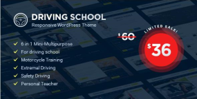WordPress主题Driving School 1.4.9：驾校培训企业网站WordPress主题