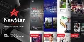 WordPress主题NewStar汉化版_新闻杂志影视评论网站模板