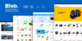 WordPress主题eLab 1.2.5 数码3C产品商城类WooCommerce主题