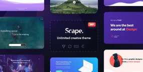 Scape多行业企业建站WordPress主题 带XML导入数据