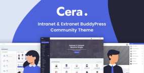 WordPress主题Cera 1.1.14 内网论坛社区建站BuddyPress主题 带XML手动导入数据