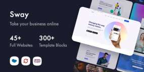 Sway汉化版v4.5_多功能多用途企业建站WordPress主题