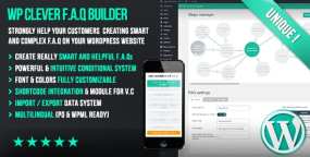WP Clever FAQ Builder问答FAQ生成器WordPress插件1.44.0