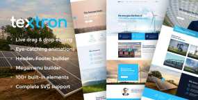 WordPress主题Textron 2.0：工业领域网站建站WordPress主题