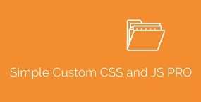 自定义CSS和JS代码WordPress插件 Simple Custom CSS and JS PRO v4.24