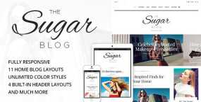 [3.0]Sugar简洁时尚潮流个人博客网站WordPress主题