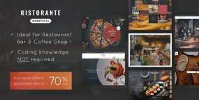 Ristorante汉化版V2.2 美食餐厅网站WordPress主题