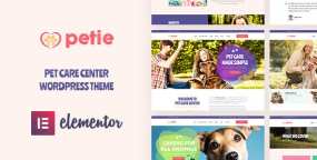 Petie(v1.1.0)宠物护理中心和兽医WordPress主题