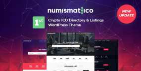 [1.9]Numismatico加密货币ICO企业目录列表网站WordPress主题