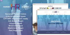 HR Human Consult 1.3.0：HR咨询和职位搜索人才招聘WordPress主题