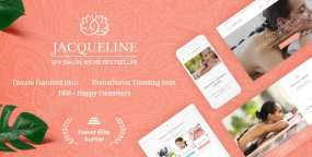 Jacqueline WordPress主题_按摩SPA和美容沙龙网站模板