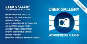 WordPress插件User Gallery v1.6.0：照片相册图库管理WordPress插件