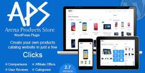 Arena Products Store汉化版(v3.2)数码3C产品对比和淘宝客WordPress插件