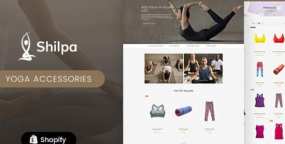 Shopify主题Shilpa v1.0：瑜伽健身用品购物网站Shopify主题