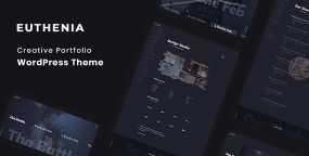 Euthenia汉化版_创意摄影设计作品集WordPress主题