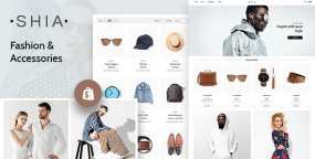 Shopify主题Shia 1.0：极简时装配饰外贸商店Shopify主题