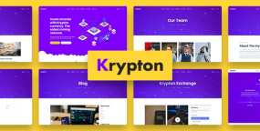 Joomla主题Krypton 1.0：比特币加密货币挖掘和交易网站Joomla主题