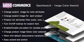 产品变体色盘样图WooCommerce插件Openswatch v6.1.1 Nulled