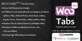 产品详情页选项卡美化定制插件Woocommerce Tabs Pro 4.2免激活版