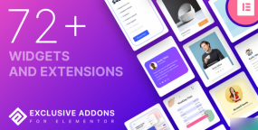 Exclusive Addons Pro汉化版V1.5.10 页面编辑小部件Elementor组件