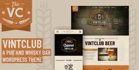VintClub v1.1.4_复古风夜店酒吧网站WordPress主题