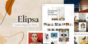 Elipsa汉化版V1.4.1 创意新闻杂志出版社网站WordPress主题