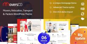 MoversCO(v4.7)搬运搬家公司网站WordPress主题