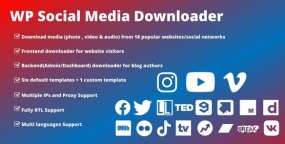 Social Media Downloader破解版(v3.1.0)社交媒体音视频解析下载插件