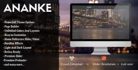 Ananke(v3.9.13)单页视差创意作品集展示WordPress主题