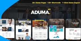Aduma商业咨询机构和金融业务网站WordPress主题V1.4