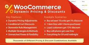 Dynamic Pricing & Discounts汉化版V2.4.7 动态定价和折扣WooCommerce插件