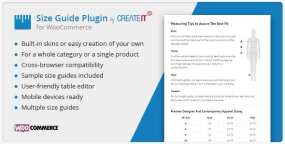 WooCommerce Product Size Guide破解版V4.3(衣服内衣鞋子尺码表插件)