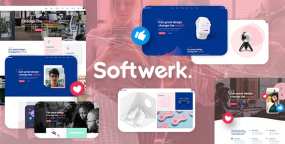 WordPress主题Softwerk汉化版 1.4.2 软件和SAAS业务启动WP主题【预约汉化】
