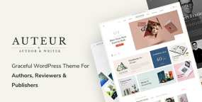 Auteur汉化版_WordPress图书作者和出版社网站主题