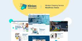 Klinixer家政清洁服务网站WordPress主题V1.0.8 带手动导入演示数据