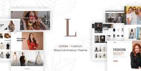 WordPress主题LUXSA v1.0.1 外贸时装店WooCommerce主题