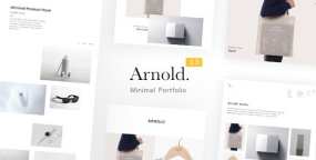 WordPress主题Arnold 2.5.1 简约风格摄影设计作品集展示WP主题