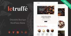 WordPress主题Le Truffe 1.1.2 巧克力糖果店WordPress主题