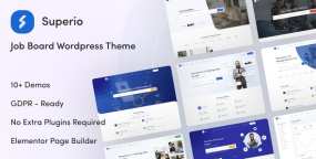 Superio汉化版_求职招聘门户网站WordPress主题