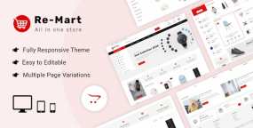 Opencart主题Remart v2.0.1 多用途购物网站Opencart 3 主题