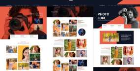 Photoluke – 摄影师作品展示网站Elementor模板包