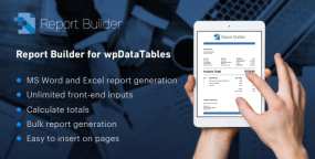 Report Builder(v2.2)报表电子文档生成器wpDataTables组件