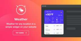天气预报小工具WordPress插件Weather Forecast 1.3.1 Nulled