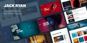 WordPress主题Jack Ryan v1.0.3 创意作品集展示WordPress主题