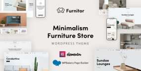 Furnitor 1.0.1 极简家具购物网站WooCommerce主题